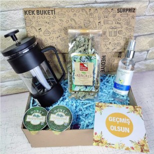Geçmiş Olsun Hediye Seti, Balparmak Bal, Adaçayı, Kolonya
