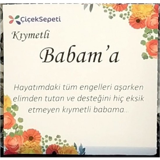 Babaya Doğum Günü Hediyesi